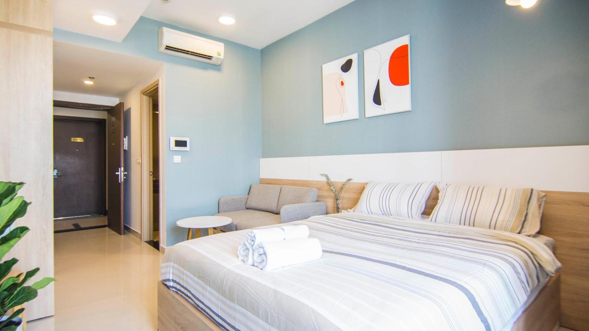 Saigon Sirius Apartman Ho Si Minh-város Szoba fotó